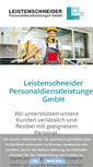Mobile Screenshot of leistenschneider.org